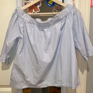 off the shoulder blouse